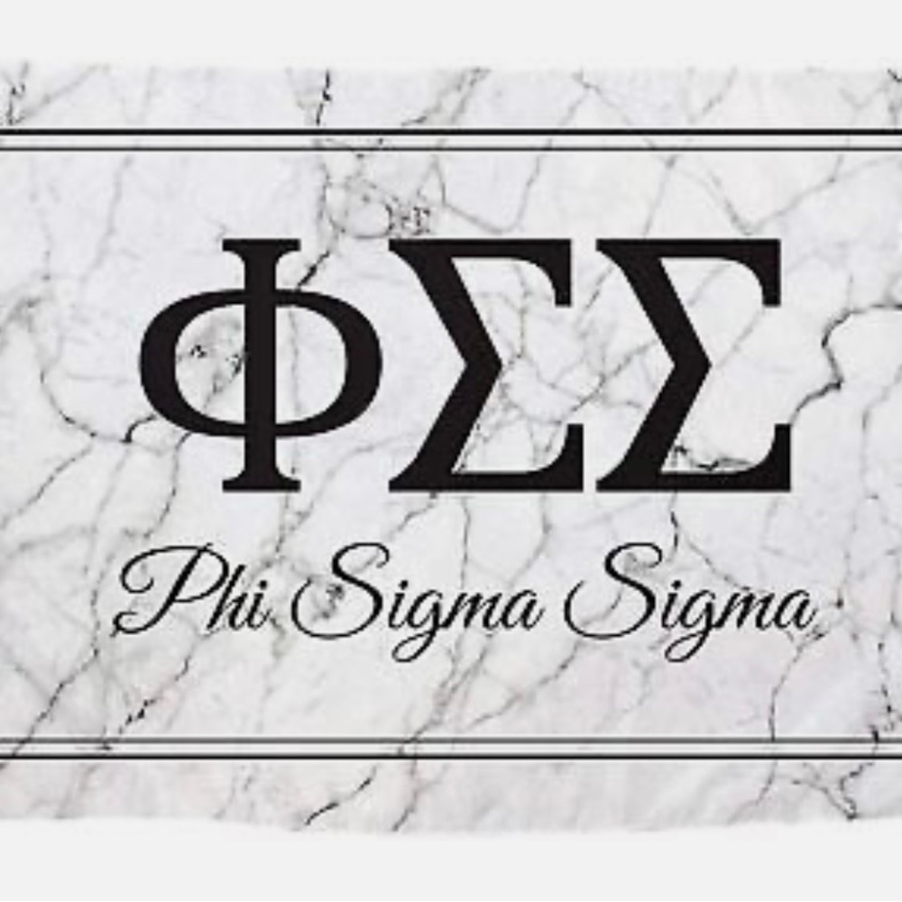 Large marble phi sigma sigma sorority flag